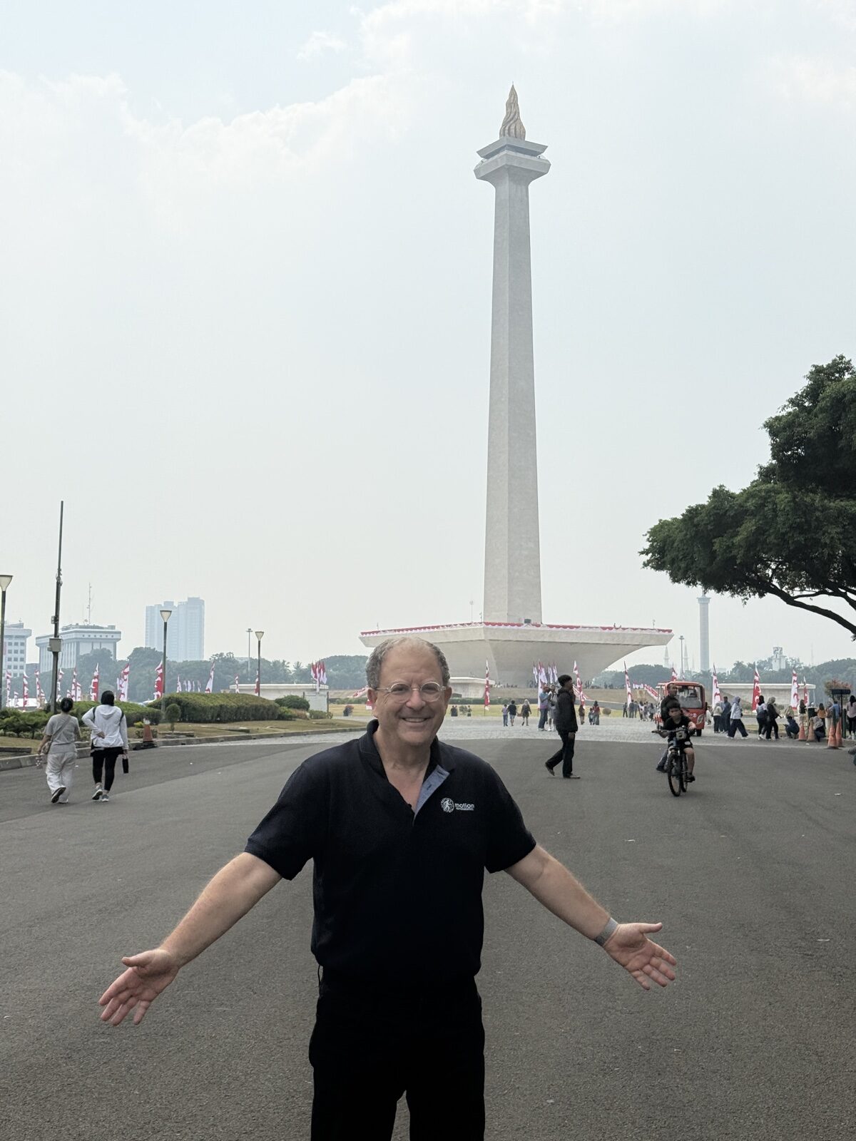 Gary Sagiv in Jakarta, Indonesia